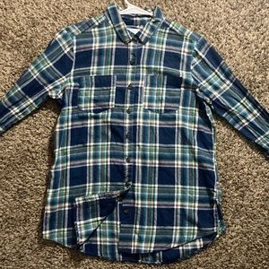 Flannel Button-up Shirt